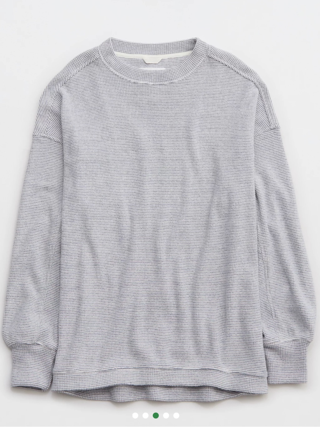 Aerie Getaway Waffle Sweatshirt